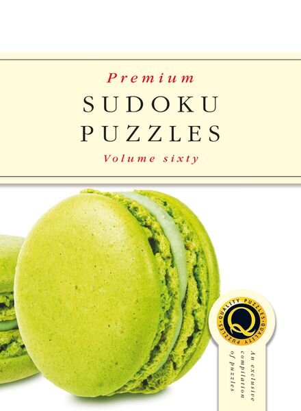 Premium Sudoku Puzzles — Issue 60 — October 2019