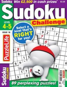 PuzzleLife Sudoku Challenge — Issue 18 — March 2020