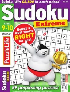 PuzzleLife Sudoku Extreme — Issue 47 — March 2020