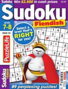 PuzzleLife Sudoku Fiendish — Issue 33 — January 2019