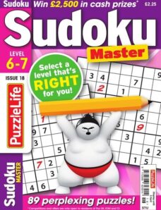 PuzzleLife Sudoku Master – Issue 18 – March 2020