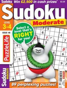 PuzzleLife Sudoku Moderate – Issue 48 – March 2020