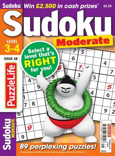 PuzzleLife Sudoku Moderate — Issue 48 — March 2020