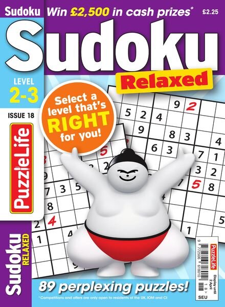 PuzzleLife Sudoku Relaxed — Issue 18 — March 2020
