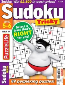 PuzzleLife Sudoku Tricky – Issue 47 – March 2020