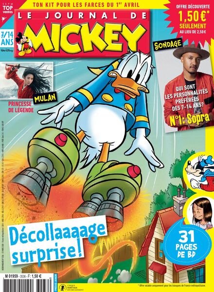 Le Journal de Mickey — 25 mars 2020