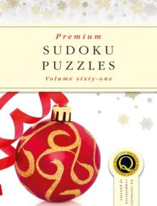 Premium Sudoku Puzzles – Issue 61 – November 2019