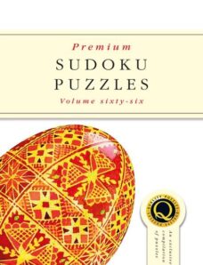 Premium Sudoku Puzzles – Issue 66 – April 2020