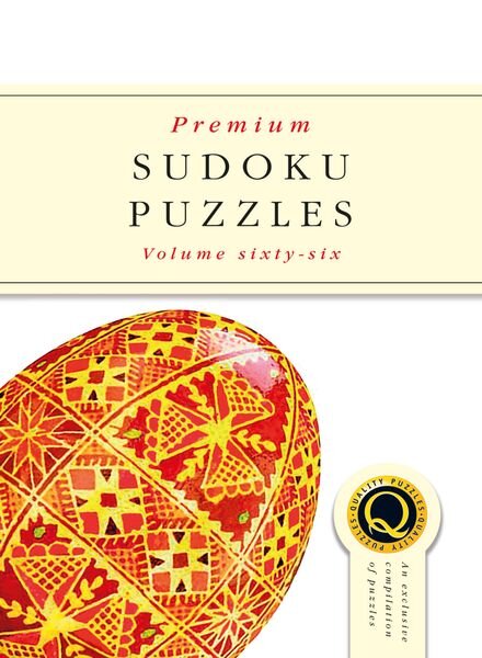Premium Sudoku Puzzles — Issue 66 — April 2020