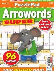 PuzzleLife PuzzlePad Arrowords Super – Issue 23 – February 2020