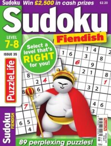 PuzzleLife Sudoku Fiendish — Issue 35 — March 2019