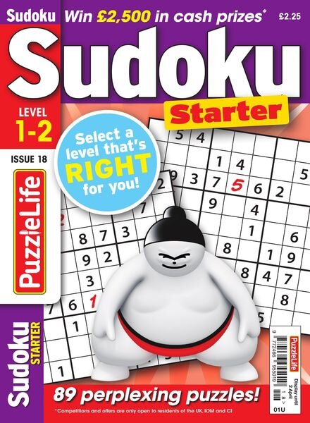 PuzzleLife Sudoku Starter – Issue 18 – March 2020