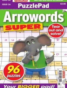 PuzzleLife PuzzlePad Arrowords Super – Issue 26 – May 2020