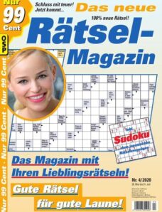 Das neue Ratsel-Magazin — Nr.4 2020