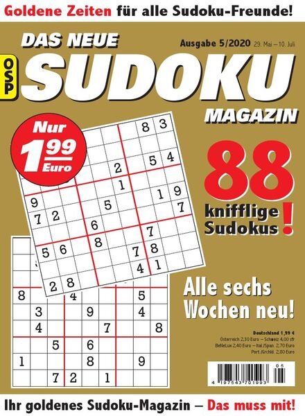 Das Neue Sudoku — Nr.5 2020