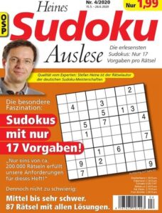 Heines Sudoku Auslese — Nr.4 2020