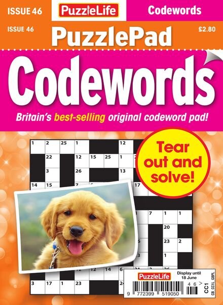PuzzleLife PuzzlePad Codewords — Issue 46 — May 2020