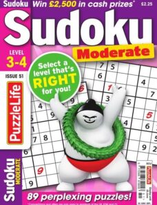 PuzzleLife Sudoku Moderate – May 2020
