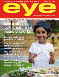 Early Years Educator – August 2019
