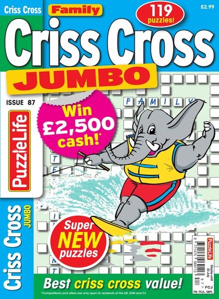 Family Criss Cross Jumbo — June 2020