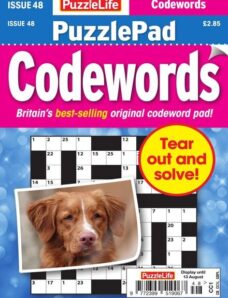 PuzzleLife PuzzlePad Codewords — 16 July 2020