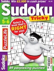 PuzzleLife Sudoku Tricky — June 2020