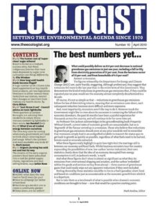 Resurgence & Ecologist – Ecologist Newsletter 10 – Apr 2010