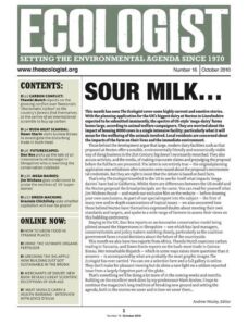 Resurgence & Ecologist — Ecologist Newsletter 16 — Oct 2010