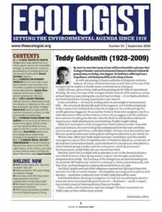 Resurgence & Ecologist — Ecologist Newsletter 3 — Sep 2009
