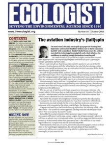 Resurgence & Ecologist – Ecologist Newsletter 4 – Oct 2009