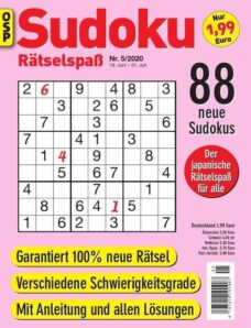 Sudoku Ratselspass — Nr.5 2020