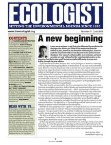 Resurgence & Ecologist — Ecologist Newsletter 1 — July 2009