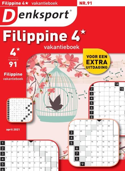 Denksport Filippine 4 Vakantieboek — april 2021