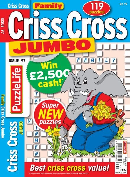 Family Criss Cross Jumbo — April 2021