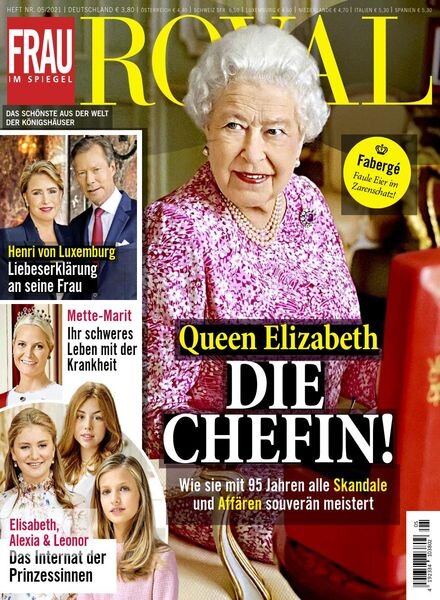 Frau im Spiegel Royal — April 2021