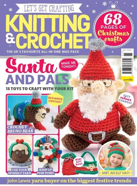 Let’s Get Crafting Knitting & Crochet – Issue 95 – September 2017