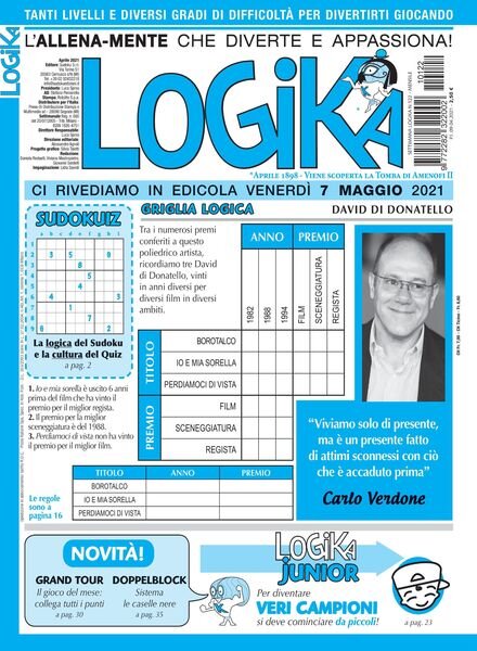 Settimana Logika — 09 aprile 2021