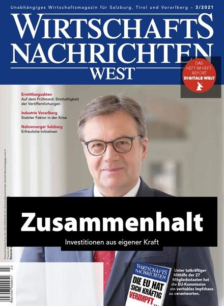 Wirtschaftsnachrichten West – Marz 2021