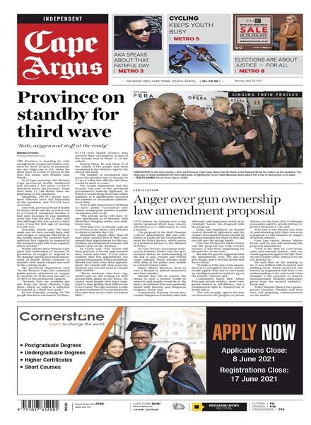 Cape Argus – May 2021