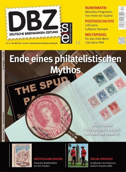 Deutsche Briefmarken-Zeitung – 28 Mai 2021