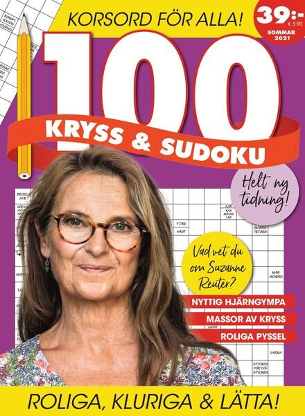 100 Kryss & sudoku – 24 juni 2021