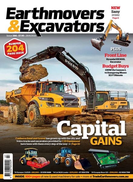Earthmovers & Excavators – June 2021