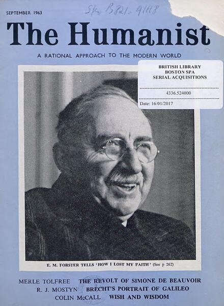 New Humanist — The Humanist, September 1963