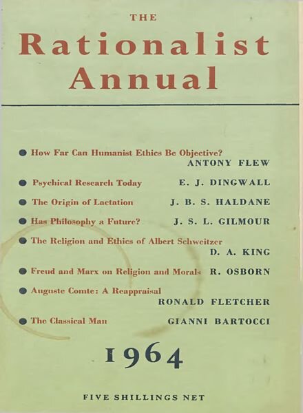 New Humanist — The Rationalist Annual, 1964