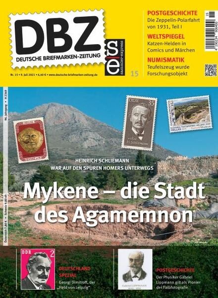 Deutsche Briefmarken-Zeitung — 09 Juli 2021