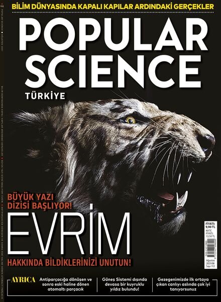 Popular Science Turkey — Agustos 2021