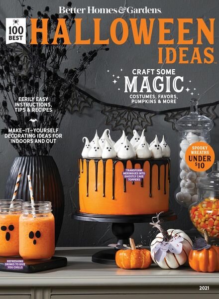 BH&G 100 Best Halloween Ideas – August 2021