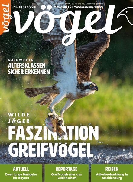VOGEL — Magazin fur Vogelbeobachtung — 29 Juli 2021
