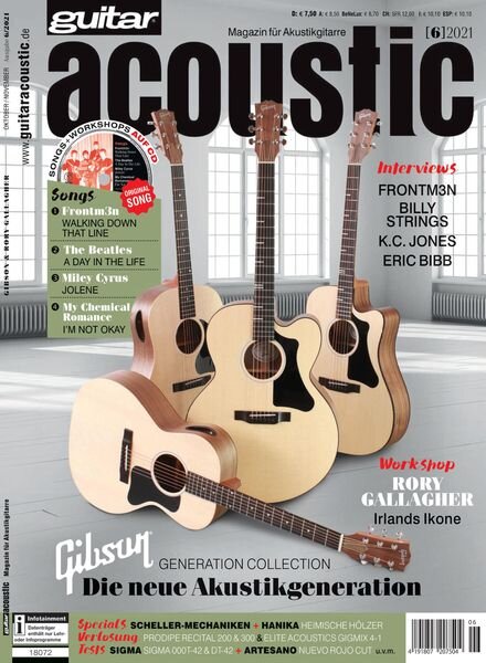 Guitar Acoustic — Oktober 2021