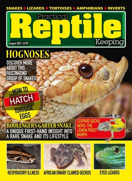 Practical Reptile Keeping — August 2021